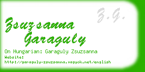 zsuzsanna garaguly business card